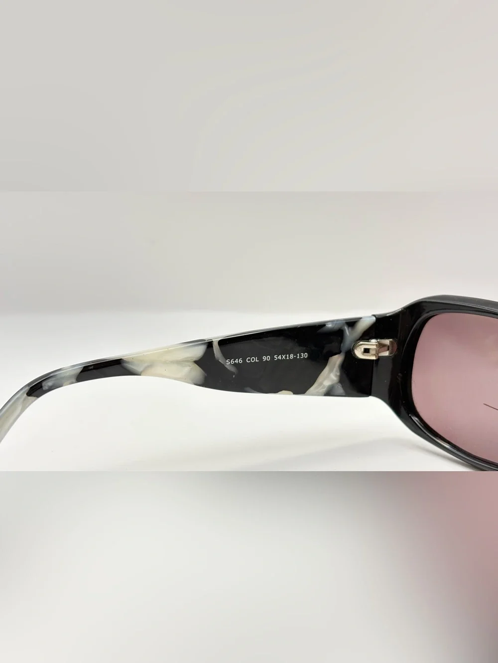 S646 Black Oval Sunglasses Frames Only